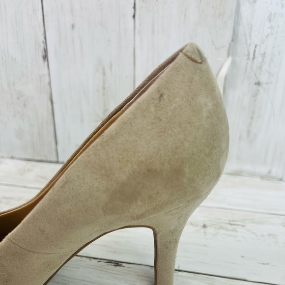 Kelly & katie Isabel Faux Suede Round Toe Size 6.5 M Women's Heel Shoes Tapue - Picture 9 of 12